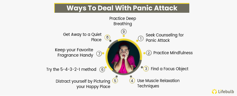 Learn how to stop a panic attack and manage symptoms | Lifebulb Learn how to stop a panic attack and manage symptoms | Lifebulb