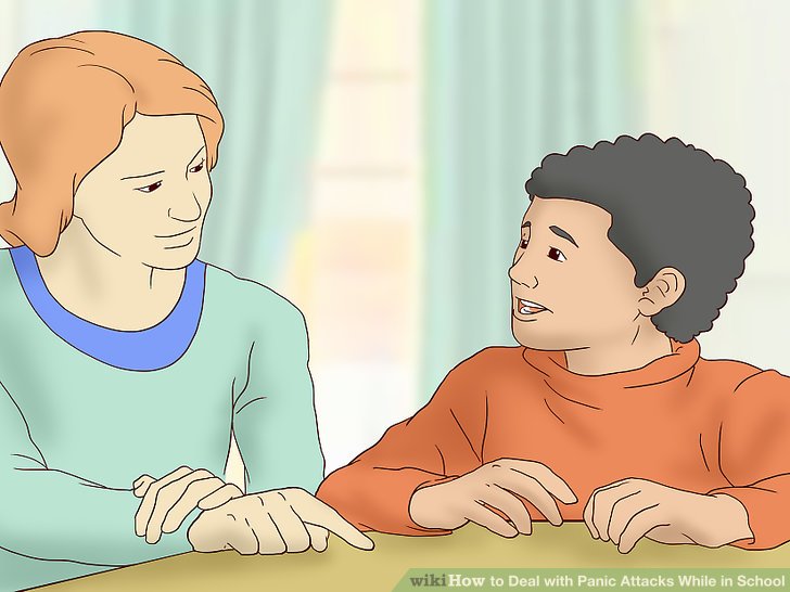 How to Deal with Panic Attacks While in School (with Pictures)